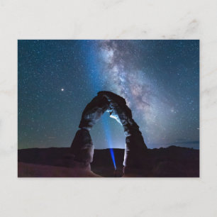 Nationaal park van Arches bij nacht MOAB Briefkaart