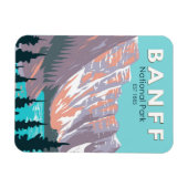 Nationaal park van Banff Moraine Lake Magneet (Horizontaal)