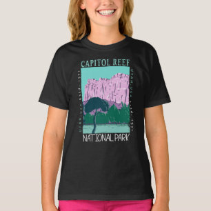 Nationaal park van Capitol reef Utah-onderdruk T-shirt
