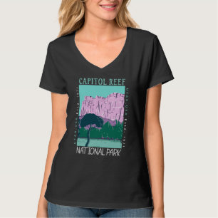 Nationaal park van Capitol reef Utah-onderdruk T-shirt