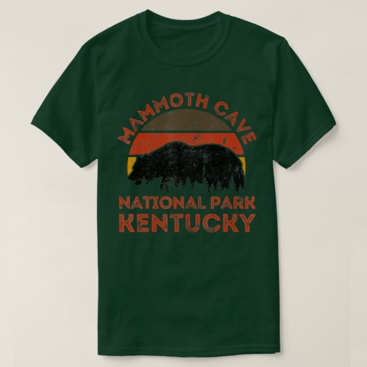 Nationaal park van de Mammoth Cave Kentucky Beer H T-shirt (Design voorkant)