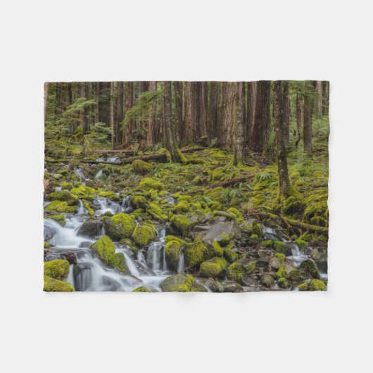 Nationaal Park van de Olympische Spelen in Washing Fleece Deken (Voorkant (Horizontaal))