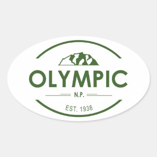 Nationaal Park van de Olympische Spelen Ovale Sticker