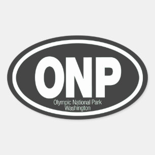 Nationaal Park van de Olympische Spelen Ovale Sticker