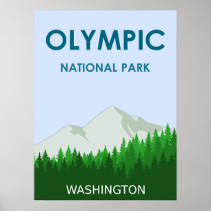 Nationaal Park van de Olympische Spelen Poster