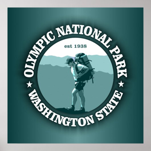 Nationaal Park van de Olympische Spelen Poster (Voorkant)