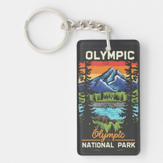 Nationaal Park van de Olympische Spelen Sleutelhanger (Voorkant)