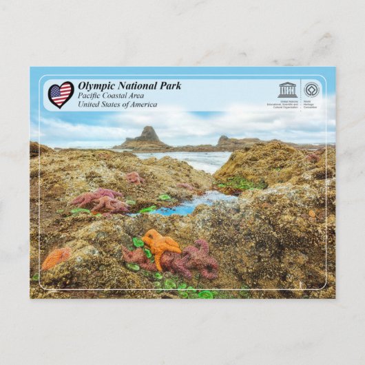 Nationaal park van de Stille Oceaan Briefkaart (Voorkant)
