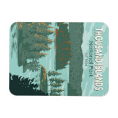 Nationaal park van de Thousand Islands Canada Magneet (Horizontaal)