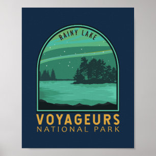 Nationaal park van de Voyageurs -  Embleem van het Poster