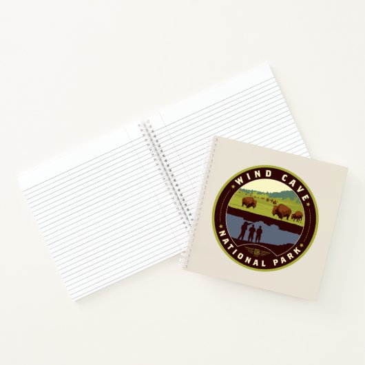 Nationaal park van de windgrot notitieboek (Binnen)