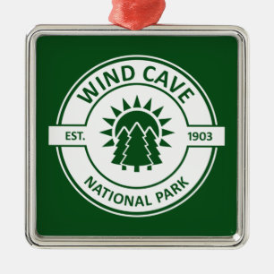 Nationaal park van de windgrot Sun Trees Metalen Ornament