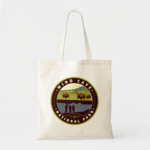 Nationaal park van de windgrot tote bag