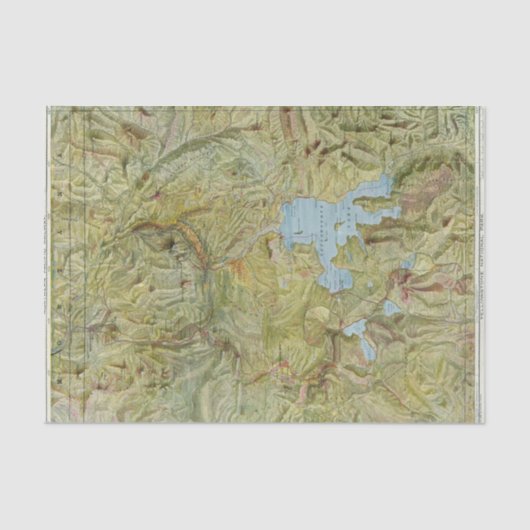 Nationaal park van geelsteen 2 tissuepapier (Voorkant)