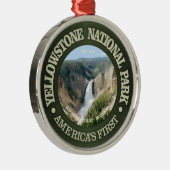Nationaal park van geelsteen (herfst) metalen ornament (Rechts)
