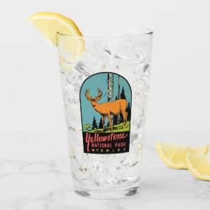 Nationaal park van geelsteen - Pint Glass Glas