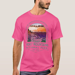 Nationaal park van grote rokerige bergen dat kampe t-shirt