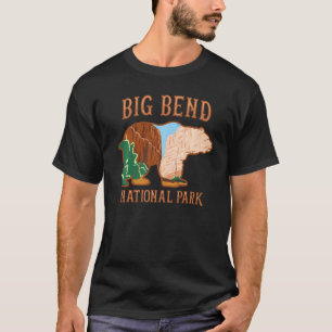 Nationaal park van het beer Wildlife Big Bend Nati T-shirt