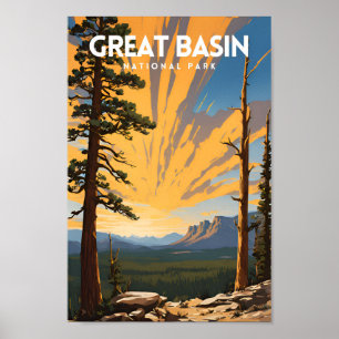 Nationaal park van het grote bekken poster