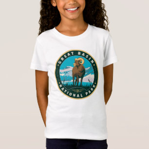 Nationaal park van het grote bekken t-shirt