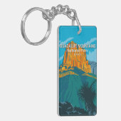 Nationaal park van het Guadalupe-gebergte, met dub Sleutelhanger (Voorkant Links)