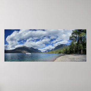 Nationaal park van het meer McDonald - Glacier Poster