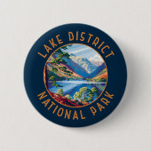 Nationaal Park van het meer Ronde Button 5,7 Cm (Voorkant)