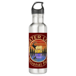 Nationaal park van het meer van Crater Elk Waterfles