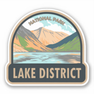 Nationaal park van het meer Wasdale Sticker