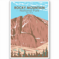 Nationaal park van het Rocky Mountain Colorado Lan