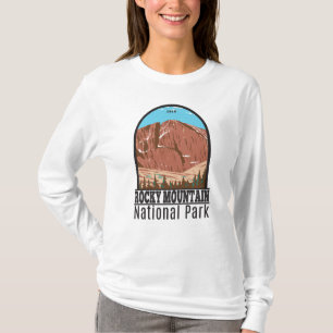 Nationaal park van het Rocky Mountain Colorado Lan T-shirt