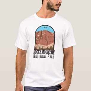 Nationaal park van het Rocky Mountain Colorado Lan T-shirt