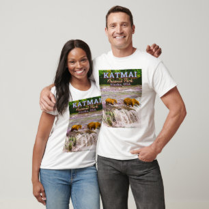 NATIONAAL PARK VAN KATMAI - VERENIGDE STATEN VAN A T-SHIRT