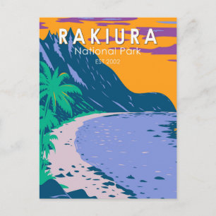 Nationaal park van Rakiura Nieuw-Zeeland  Briefkaart