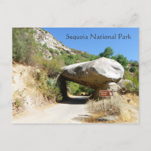Nationaal park van Sequoia/Briefkaart van Tunnel R Briefkaart