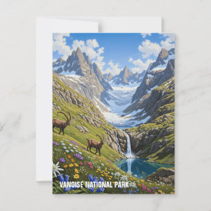 Nationaal park Vanoise Frankrijk Reizen Briefkaart