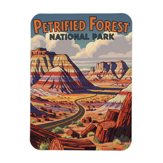 Nationaal park Versteend Woud Magneet (Verticaal)