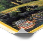 Nationaal Park Vintage Poster voor Rocky Mountain (Hoek)