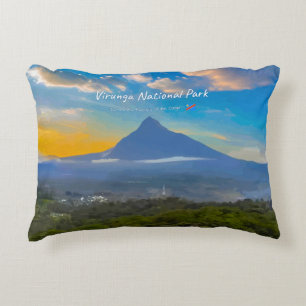 Nationaal park Virunga, DR Congo - Vulkaan Accent Kussen