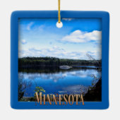 Nationaal park Voyageur Keramisch Ornament (Achterkant)