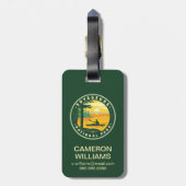 Nationaal park Voyageurs Bagagelabel (Achterkant verticaal)