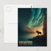  nationaal park Voyageurs Briefkaart (Voorkant / Achterkant)
