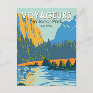  nationaal park Voyageurs Briefkaart