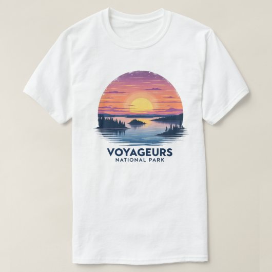 Nationaal park Voyageurs - Minnesota T-shirt (Design voorkant)