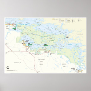 Nationaal park Voyageurs Poster