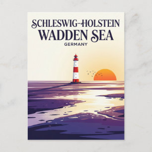 Nationaal park Waddenzee van Sleeswijk-Holstein Briefkaart