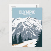 Nationaal park Washington Briefkaart (Voorkant / Achterkant)