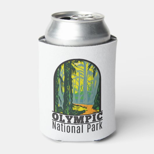 Nationaal park Washington Hoh Rainforest Blikjeskoeler (Blikje Voorkant)