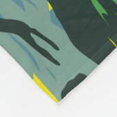 Nationaal park Washington Hoh Rainforest Fleece Deken (Hoek)