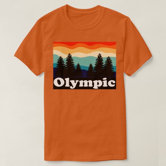Nationaal Park Washington T-shirt (Design voorkant)